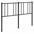 Metallbett-Kopfteil in Schwarz, 150 cm – Langlebiges Kopfteil aus Stahl für Schlafzimmer