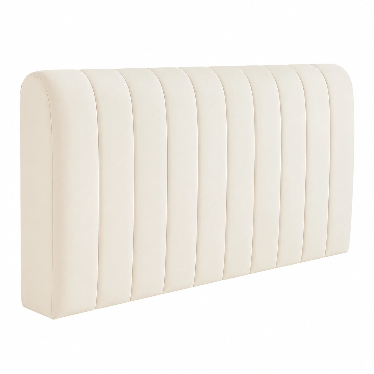 Beige Kopfteilbezug 200 cm, Gepolstert und Waschbar, Dehnbar und Staubdicht