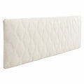 Bettkopfteilbezug Beige, 180 cm, Staubdicht & Gesteppt, Einfarbig Verdickte Baumwolle