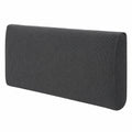 Elastischer Kopfteilbezug aus Polarfleece, 360° Rundumschutz, Grau, für 140-170 cm breite Kopfteile