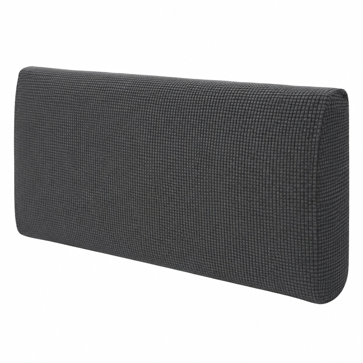 Elastischer Kopfteilbezug aus Polarfleece, 360° Rundumschutz, Grau, für 140-170 cm breite Kopfteile