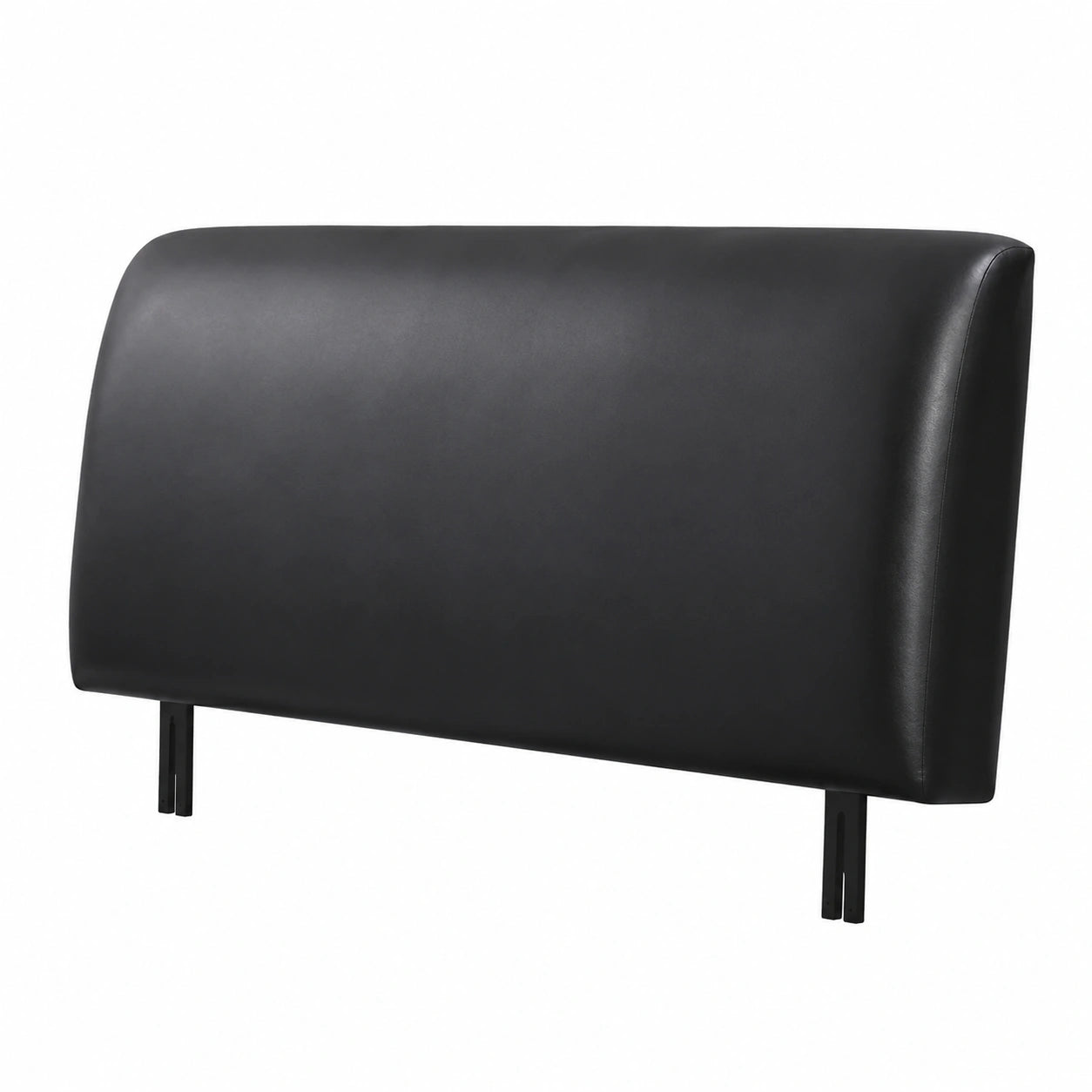 Wasserdichter Kopfteilbezug aus PU-Leder, elastisch und allumfassend, geeignet für King-Size Betten, schwarz 200 cm