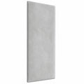 Luxuriöses Samt-Wandkissen für Schlafzimmer und Wohnzimmer, Modernes Design (Hellgrau, 80x20 cm)