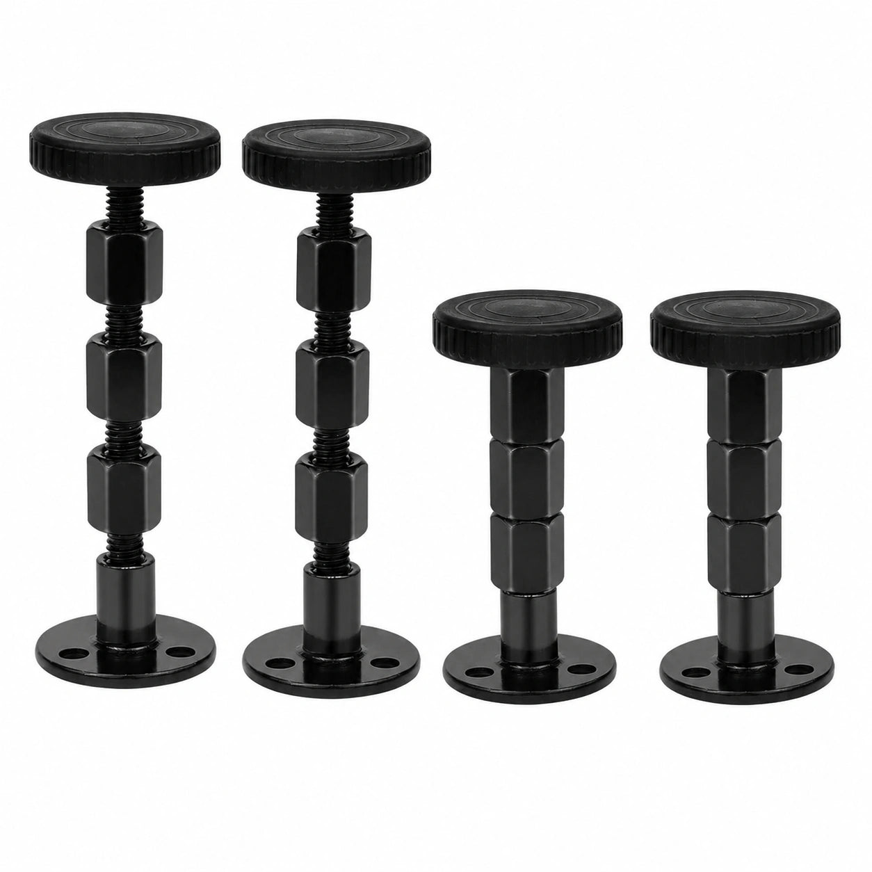 Rierousy Anti-Schüttel Kopfteil-Wandpuffer, 4er Set, verstellbar 30-110mm, Bett- und Sofastütze