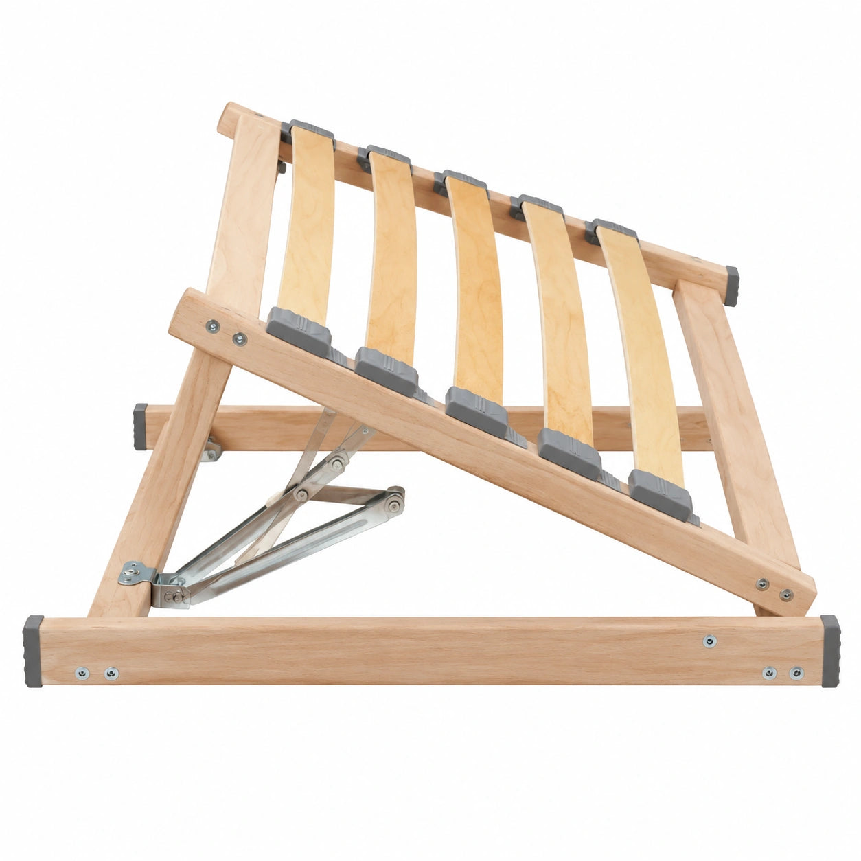 ECOFORM - Verstellbares Kopfteil für Betten, 90 cm, 13-fach verstellbar, Aufstehhilfe, kompatibel mit 90 cm und 2x90 cm Rahmen, inkl. Lattenrosthalter