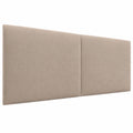 DHOME Schallabsorbierendes Kopfteil Aqualine Beige 200cm