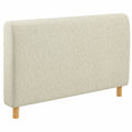 Ystyle Kopfteilbezug, Weiche und Abnehmbare Schutzhülle, Kratzfest und Staubdicht, Bettüberzug für Schlafzimmer, Beige 150CM