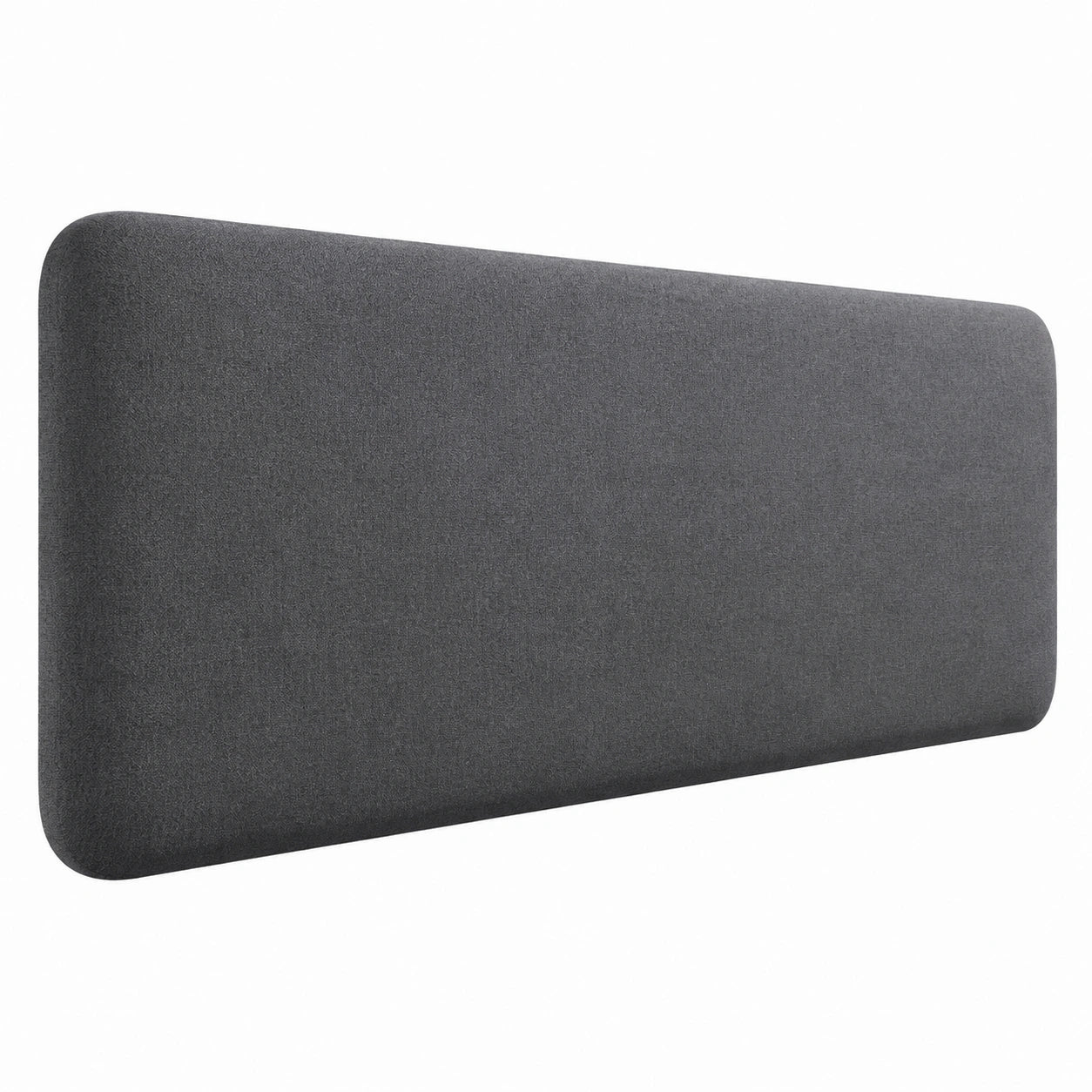 Schallisoliertes Kopfteil aus Aqualine-Stoff für das Schlafzimmer, aschgrau, 160 cm
