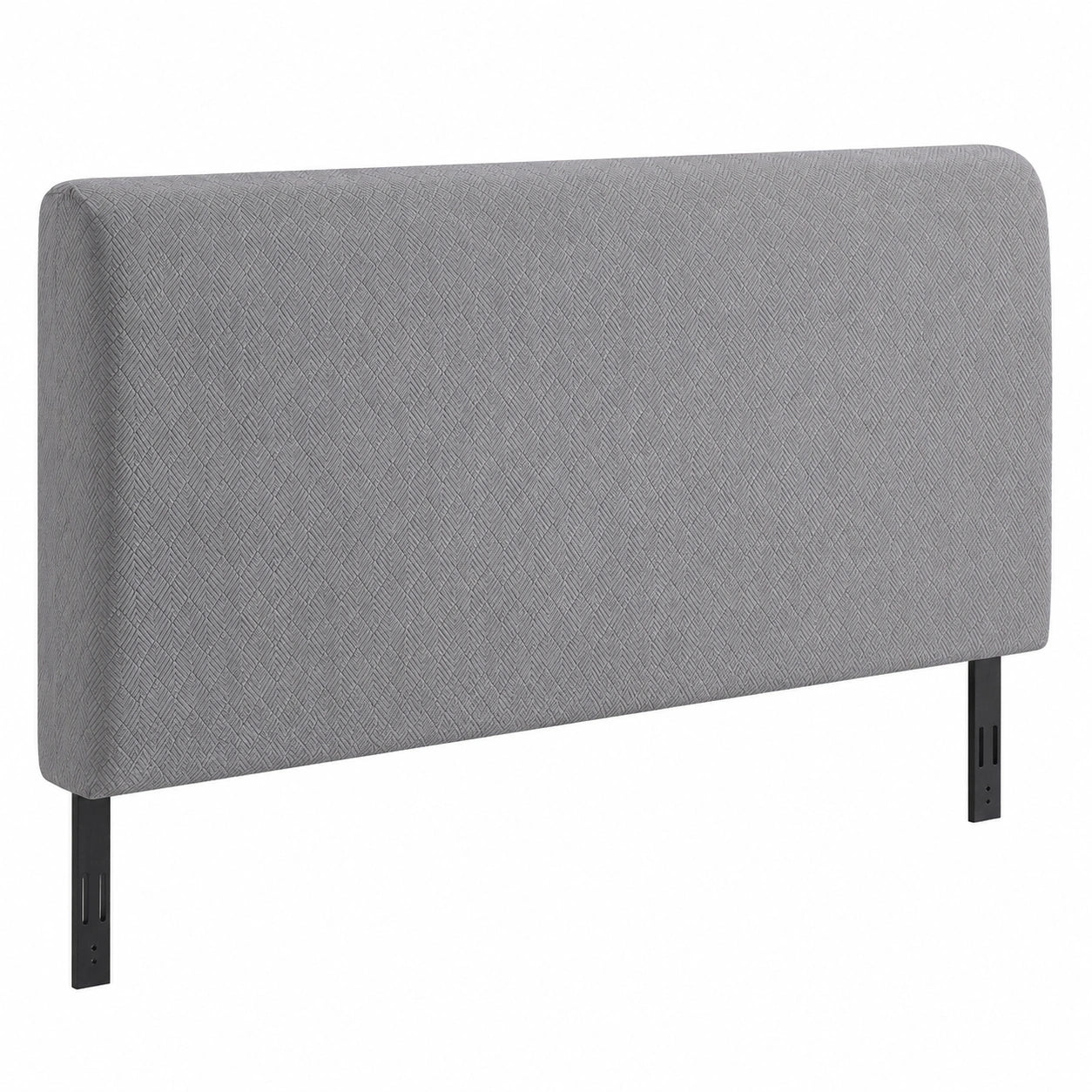 YSTELLAA Waschbarer Kopfteilbezug 180CM, Weiches Stretch-Gewebe, Staub- und Kratzschutz, Abnehmbar, Hellgrau