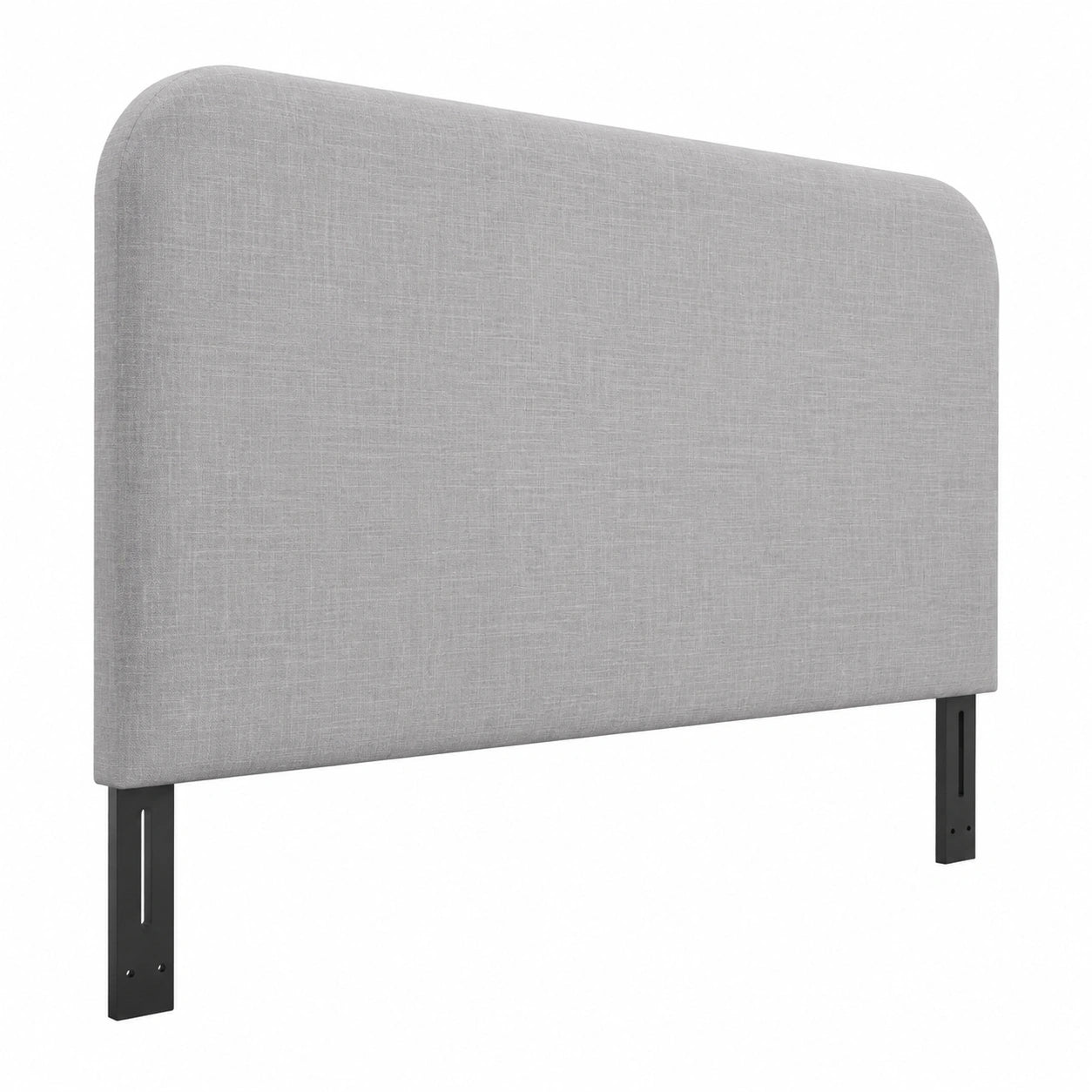 DHOME Schallabsorbierendes Leinen-Kopfteil, 70 cm Höhe, Hellgrau, 100 cm Breite