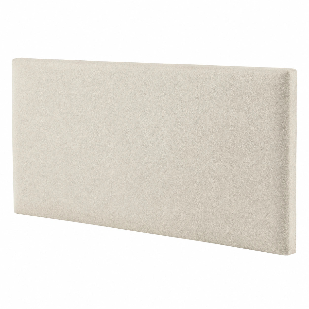RAVIO Wandkissen Creme 60x30 cm - Gepolsterte Paneele für Schlafzimmer, Kinderzimmer, Büro