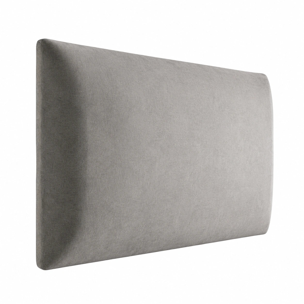 Modernes Samt-Wandkissen aus Stoff, gepolstertes Paneel für Schlafzimmer und Wohnzimmer, luxuriöses Kopfteil in Grau 30x30 cm